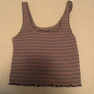 AE Soft & Sexy red/white/blue striped tank top